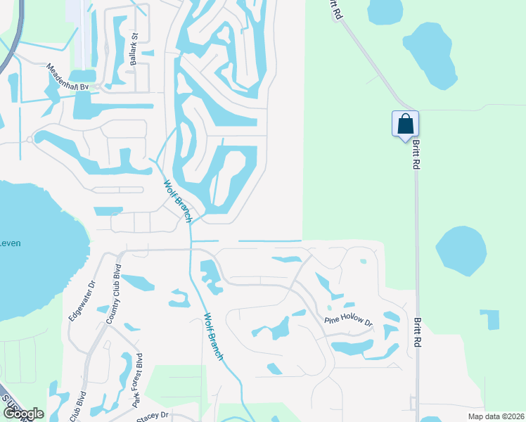 map of restaurants, bars, coffee shops, grocery stores, and more near 8514 Bridgeport Bay Circle in Mount Dora