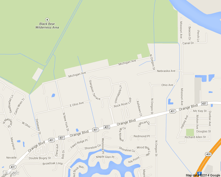 map of restaurants, bars, coffee shops, grocery stores, and more near 1576 Stargazer Terrace in Sanford