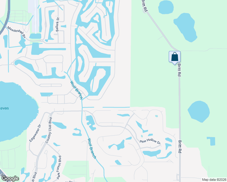 map of restaurants, bars, coffee shops, grocery stores, and more near 8514 Bridgeport Bay Circle in Mount Dora