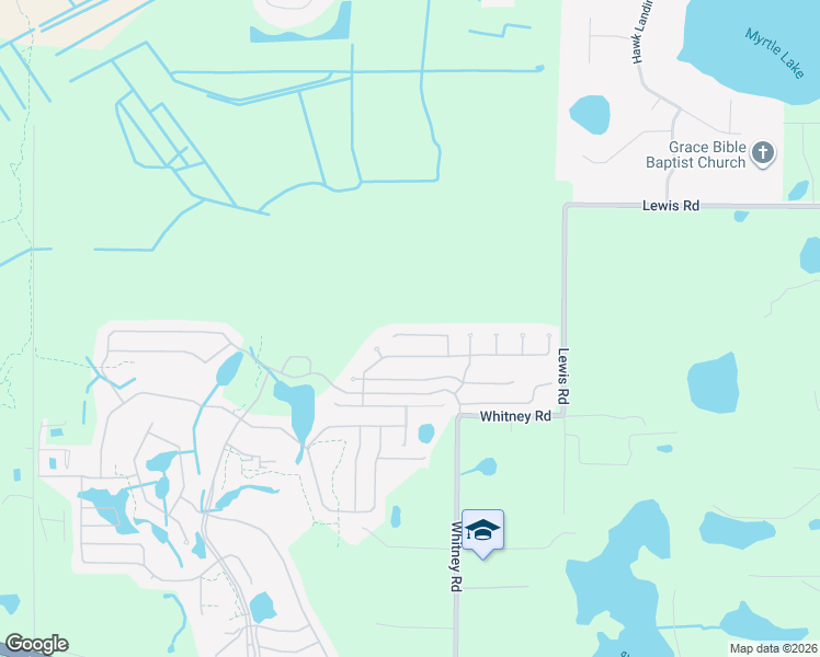 map of restaurants, bars, coffee shops, grocery stores, and more near 33243 Grand Cypress Way in Leesburg