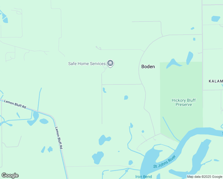 map of restaurants, bars, coffee shops, grocery stores, and more near 825 Bayhead Road in Osteen