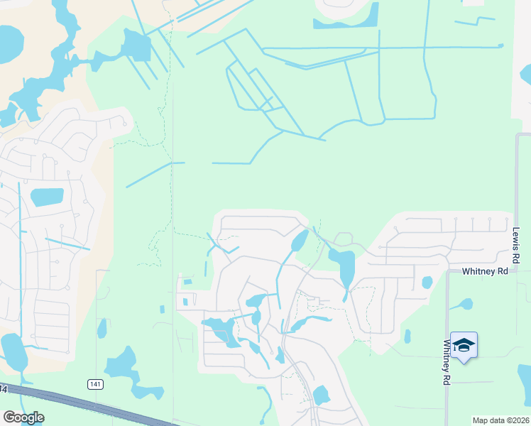 map of restaurants, bars, coffee shops, grocery stores, and more near 33408 Pennbrooke Parkway in Leesburg