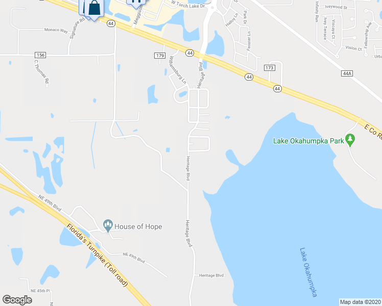 map of restaurants, bars, coffee shops, grocery stores, and more near 5372 Lexington Circle in Wildwood