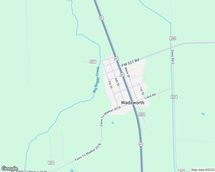 map of restaurants, bars, coffee shops, grocery stores, and more near 218 7th Street in Wadsworth