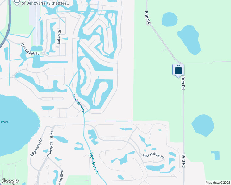 map of restaurants, bars, coffee shops, grocery stores, and more near 8480 Bridgeport Bay Circle in Mount Dora