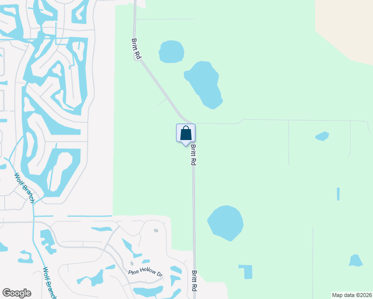 map of restaurants, bars, coffee shops, grocery stores, and more near 4055 Britt Road in Mount Dora