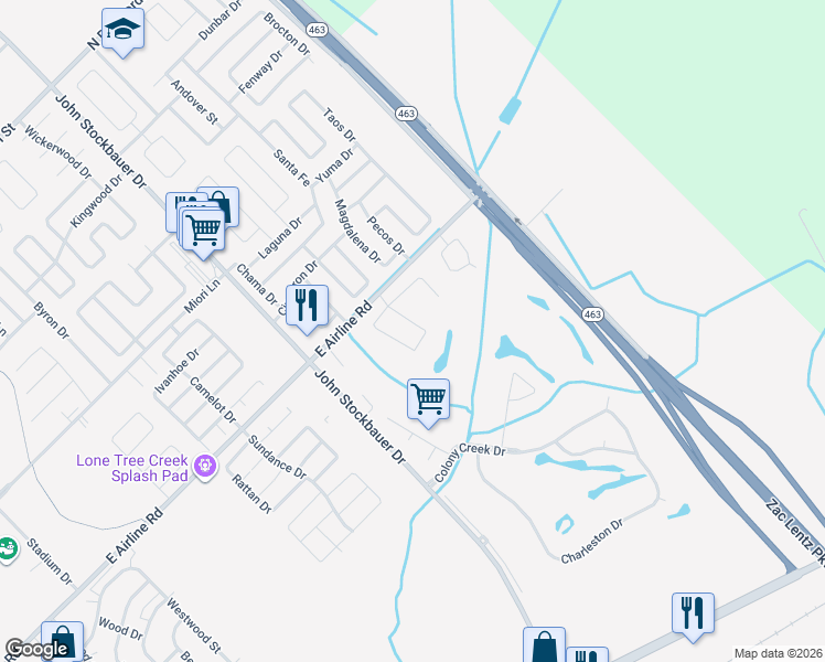 map of restaurants, bars, coffee shops, grocery stores, and more near 304 Edgewater in Victoria