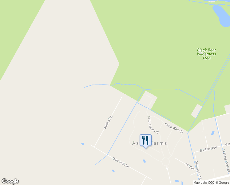 map of restaurants, bars, coffee shops, grocery stores, and more near 796 Mallard Drive in Sanford
