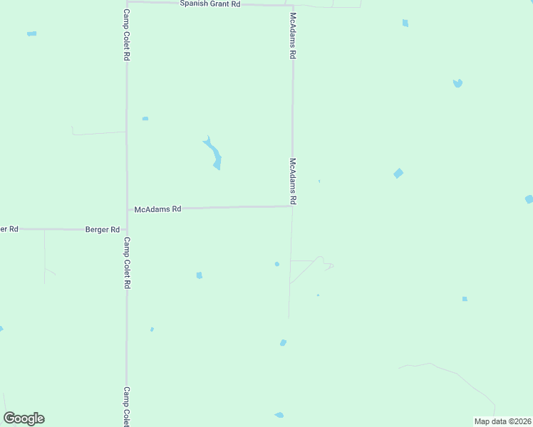 map of restaurants, bars, coffee shops, grocery stores, and more near 817 McAdams Road in Goliad