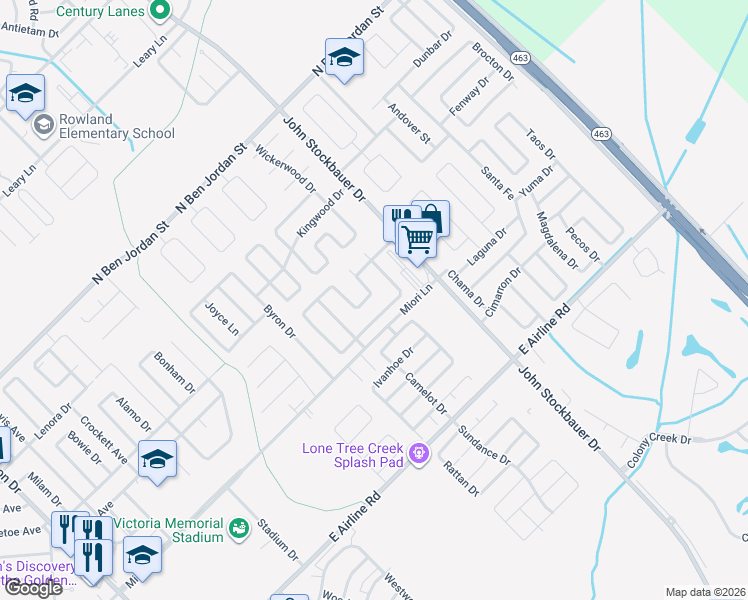 map of restaurants, bars, coffee shops, grocery stores, and more near 304 Ashland Creek in Victoria