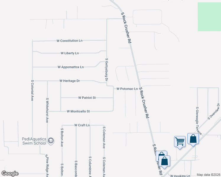 map of restaurants, bars, coffee shops, grocery stores, and more near 1740 South Gettysburg Drive in Homosassa