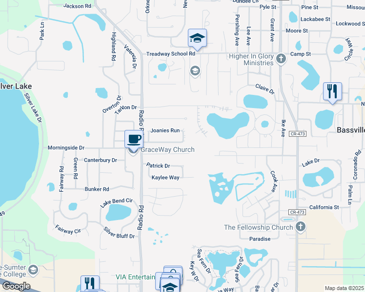 map of restaurants, bars, coffee shops, grocery stores, and more near 10250 Joanies Run in Leesburg