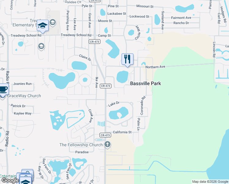 map of restaurants, bars, coffee shops, grocery stores, and more near 11129 Wiley Road in Leesburg