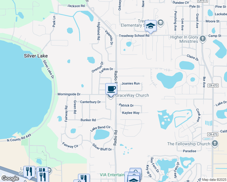 map of restaurants, bars, coffee shops, grocery stores, and more near 10302 Barrington Court in Leesburg