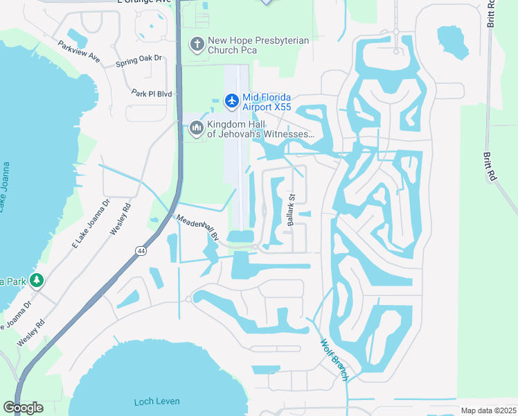map of restaurants, bars, coffee shops, grocery stores, and more near 1773 Strathmore Circle in Mount Dora