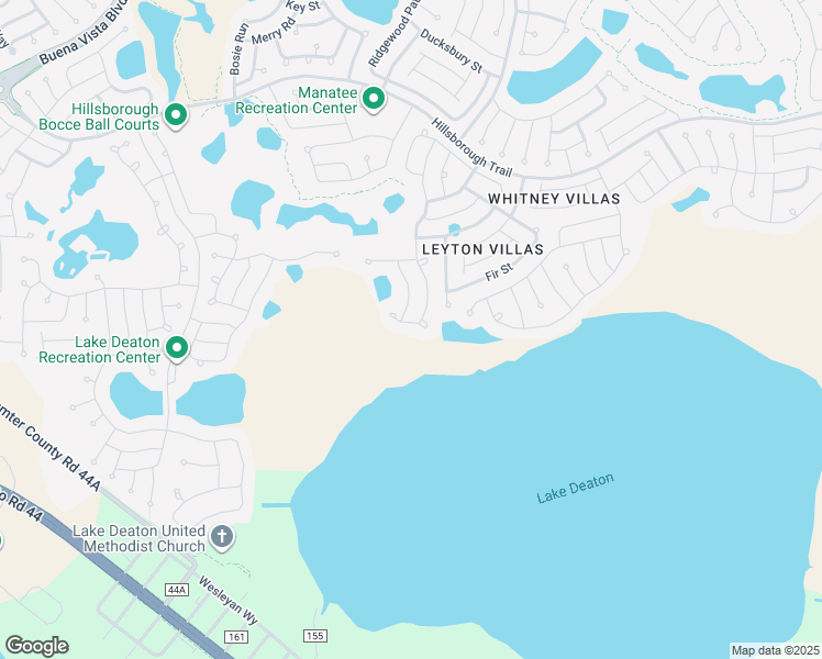map of restaurants, bars, coffee shops, grocery stores, and more near 3805 Barrel Loop in The Villages