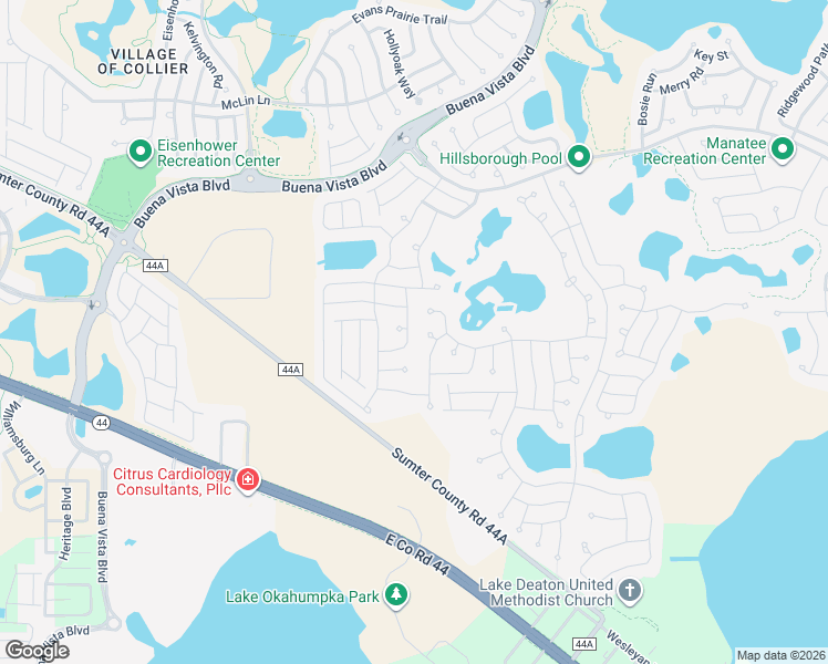 map of restaurants, bars, coffee shops, grocery stores, and more near 3776 New Moon Avenue in The Villages