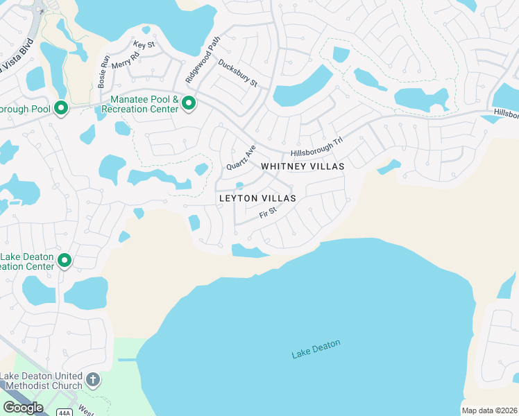 map of restaurants, bars, coffee shops, grocery stores, and more near 1369 Zest Avenue in The Villages