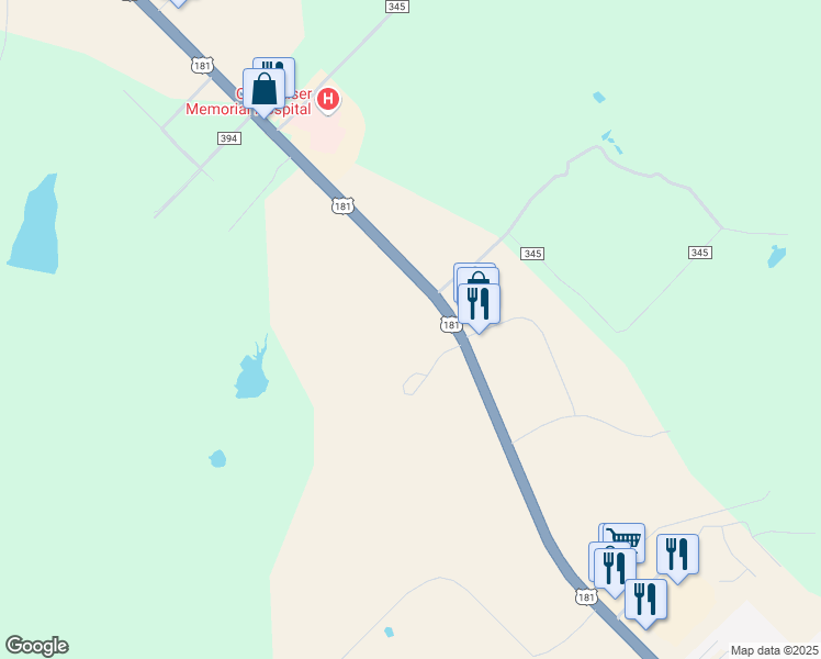 map of restaurants, bars, coffee shops, grocery stores, and more near 3810 U.S. 181 in Kenedy