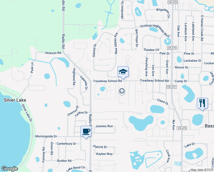 map of restaurants, bars, coffee shops, grocery stores, and more near 10411 Pink Azalea Drive in Leesburg