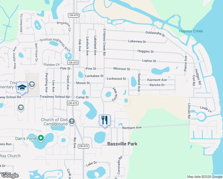 map of restaurants, bars, coffee shops, grocery stores, and more near 11308 Circle Way in Leesburg