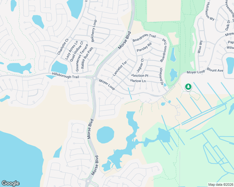 map of restaurants, bars, coffee shops, grocery stores, and more near 523 Independence Path in The Villages