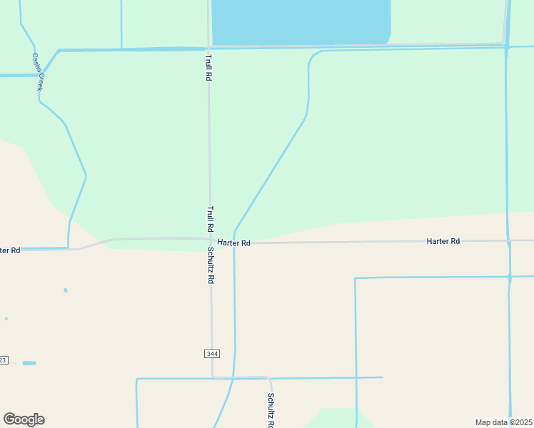 map of restaurants, bars, coffee shops, grocery stores, and more near 343 Harter Road in Blessing