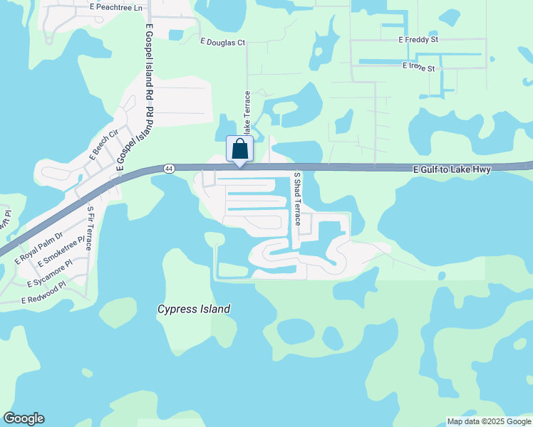 map of restaurants, bars, coffee shops, grocery stores, and more near 10035 East Bass Circle in Inverness