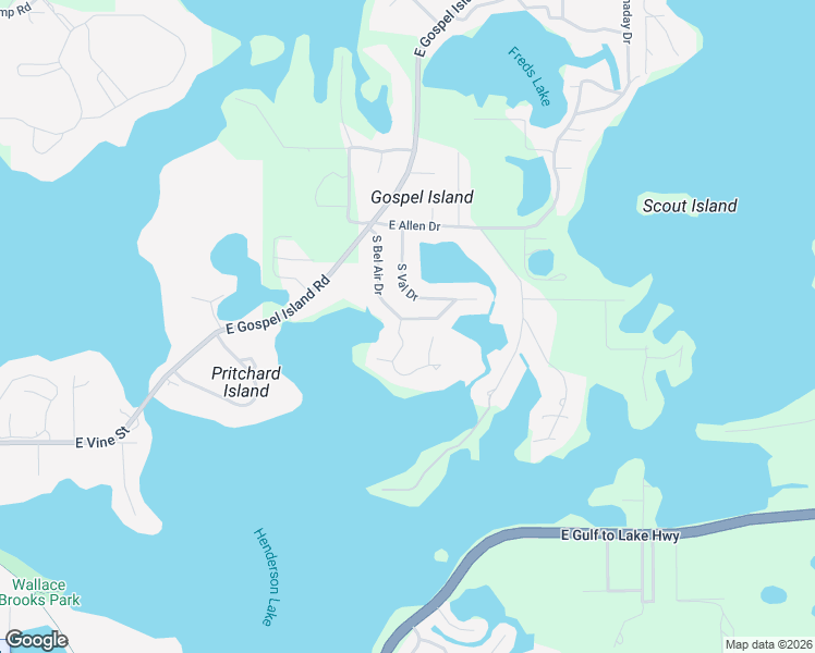 map of restaurants, bars, coffee shops, grocery stores, and more near 1010 South Bel Air Drive in Inverness