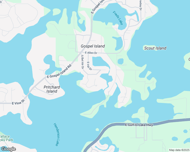 map of restaurants, bars, coffee shops, grocery stores, and more near 1024 South Bel Air Drive in Inverness