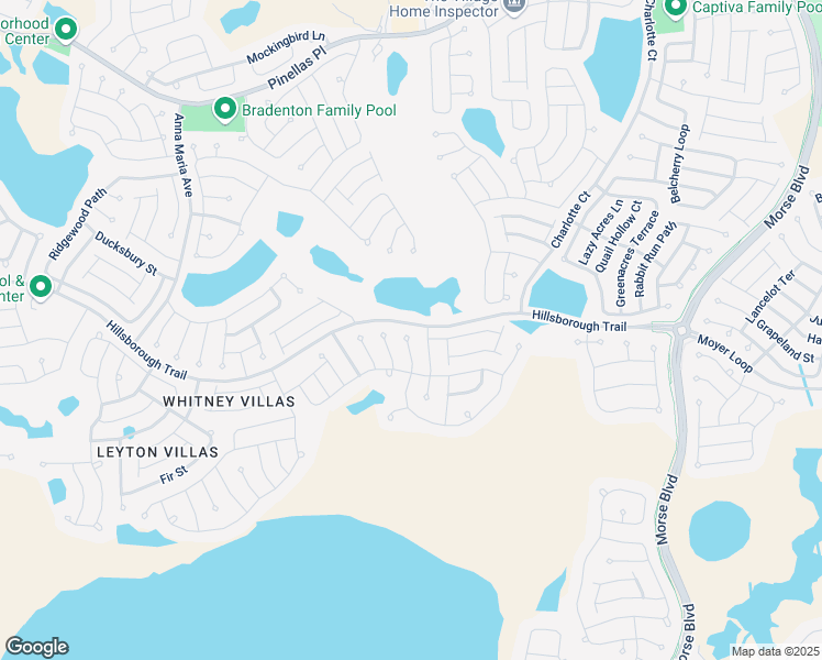 map of restaurants, bars, coffee shops, grocery stores, and more near 3533 O'Brien Place in The Villages