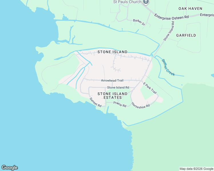 map of restaurants, bars, coffee shops, grocery stores, and more near 494 Stone Island Road in Deltona