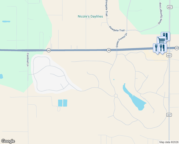 map of restaurants, bars, coffee shops, grocery stores, and more near 34228 Madiera Lane in Sorrento