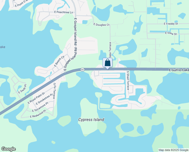 map of restaurants, bars, coffee shops, grocery stores, and more near 920 South Brisson Terrace in Inverness