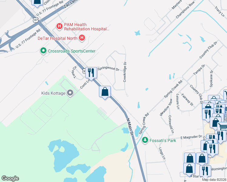 map of restaurants, bars, coffee shops, grocery stores, and more near 109 Ridge View in Victoria
