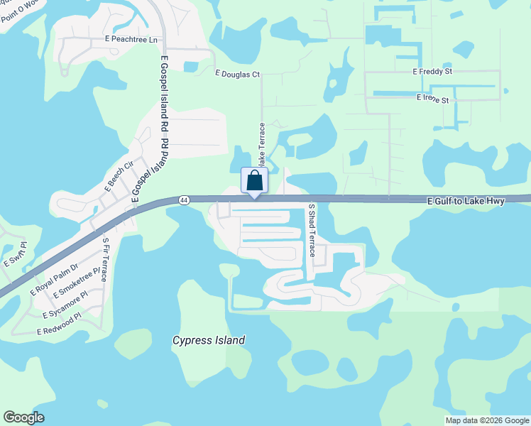 map of restaurants, bars, coffee shops, grocery stores, and more near 10003 East Perch Court in Inverness