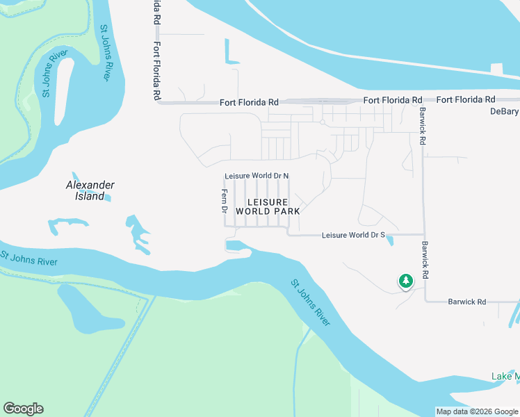 map of restaurants, bars, coffee shops, grocery stores, and more near 145 Pine Tree Drive in DeBary