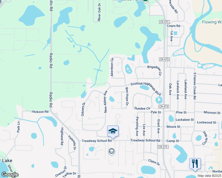 map of restaurants, bars, coffee shops, grocery stores, and more near 1432 New Abbey Avenue in Leesburg