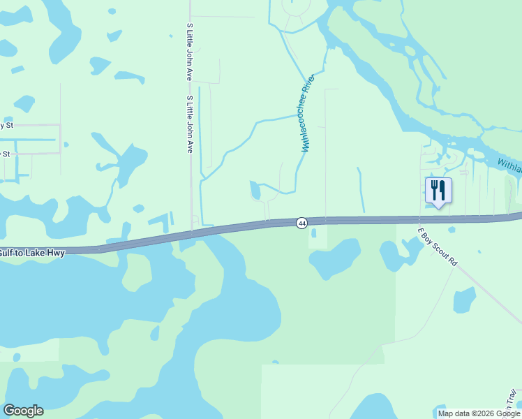 map of restaurants, bars, coffee shops, grocery stores, and more near 736 South Sickle Point in Inverness
