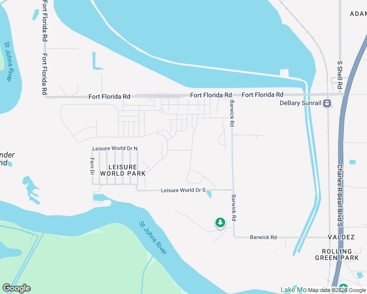 map of restaurants, bars, coffee shops, grocery stores, and more near 198 Palm Drive in DeBary