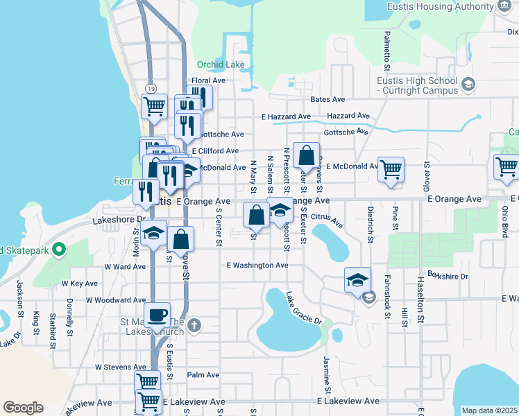 Eustis Fl Map