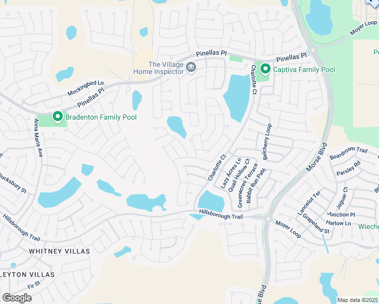 map of restaurants, bars, coffee shops, grocery stores, and more near 3343 Dalkeith Terrace in The Villages