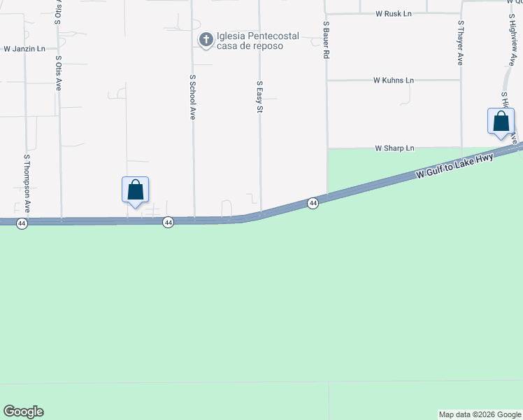 map of restaurants, bars, coffee shops, grocery stores, and more near 7 South Easy Street in Lecanto