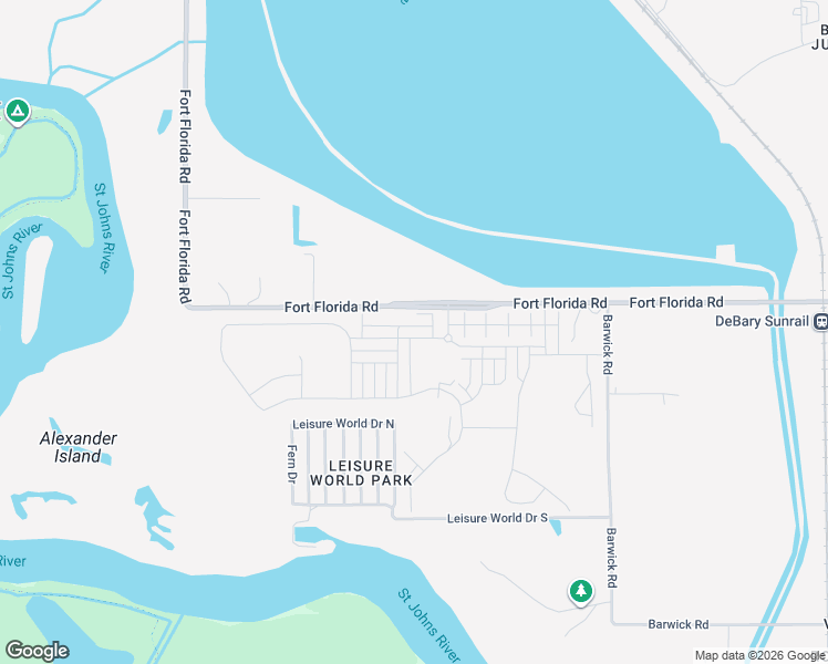 map of restaurants, bars, coffee shops, grocery stores, and more near 810 Fort Florida Road in DeBary