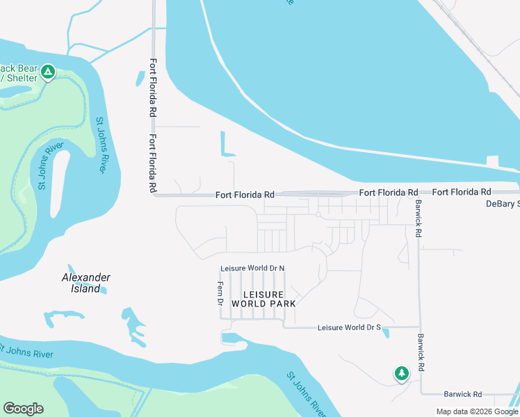 map of restaurants, bars, coffee shops, grocery stores, and more near 798 Fort Florida Road in DeBary