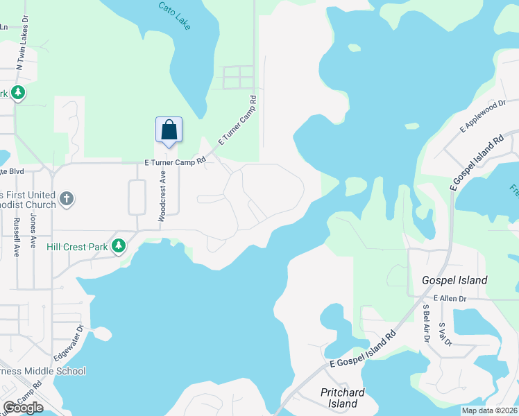 map of restaurants, bars, coffee shops, grocery stores, and more near 1270 Turnstone Terrace in Inverness