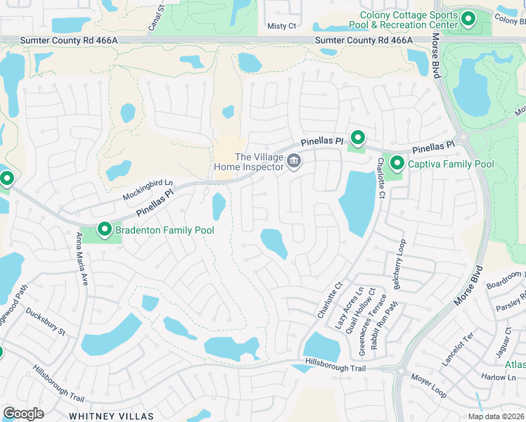 map of restaurants, bars, coffee shops, grocery stores, and more near 986 MacArthur Court in Wildwood