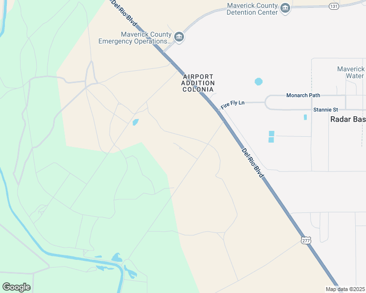 map of restaurants, bars, coffee shops, grocery stores, and more near 239 Chaparral Ranch in Eagle Pass