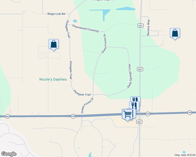 map of restaurants, bars, coffee shops, grocery stores, and more near 24102 Wagonwheel Court in Eustis