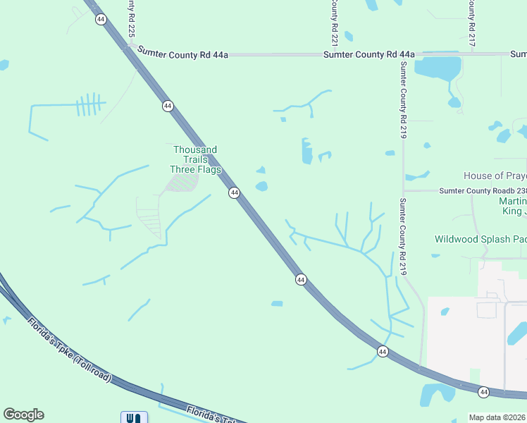 map of restaurants, bars, coffee shops, grocery stores, and more near 1984 Florida 44 in Wildwood